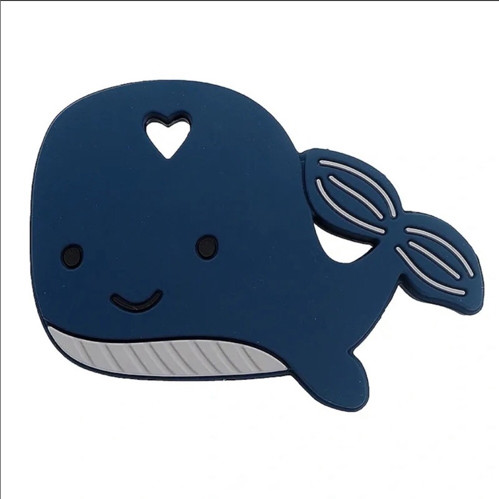 Baby Teether - Navy Blue Whale 🐳